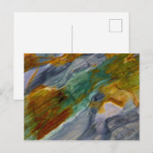 Kleurrijke Piute-jaspis Briefkaart (Voorkant / Achterkant)