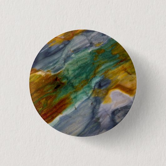 Kleurrijke Piute-jaspis Ronde Button 3,2 Cm (Voorkant)