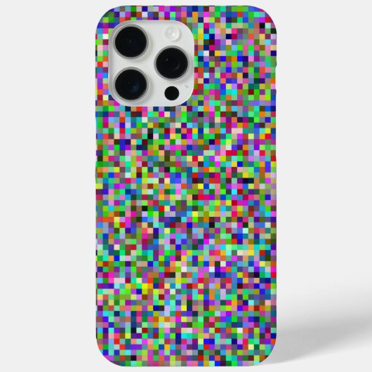 Kleurrijke Pixel Vierkanten Achtergrondpatroon Case-Mate iPhone Case (Achterkant)