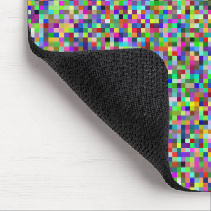Kleurrijke Pixel Vierkanten Achtergrondpatroon Muismat