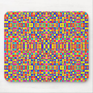 Kleurrijke pixels muismat