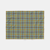 Kleurrijke Plaid O'Brien Tartan Fleece Deken (Voorkant (Horizontaal))
