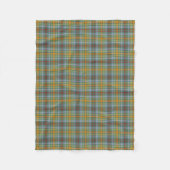 Kleurrijke Plaid O'Brien Tartan Fleece Deken (Voorkant)