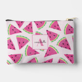 Kleurrijke plakjes watermeloen monogram etui (Achterkant)