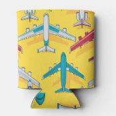 Kleurrijke Planes Sky:  Vliegtuig Blikjeskoeler (Achterkant)