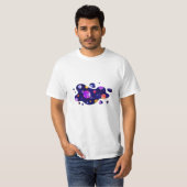 Kleurrijke Planeten T-shirt (Voorkant volledig)