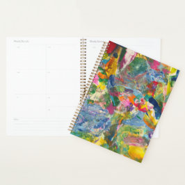 Kleurrijke Planner Esthetische Agenda Boek Organiz