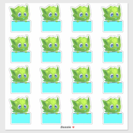 Kleurrijke Planner Sticker met Cartoon Leuk Dier (Vel)