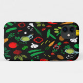 kleurrijke plantaardige pictogrammen Case-Mate iPhone case (Achterkant (horizontaal))