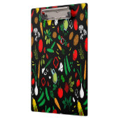 kleurrijke plantaardige pictogrammen klembord (Links)