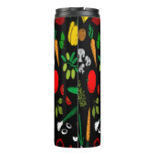 kleurrijke plantaardige pictogrammen thermosbeker (Achterkant)