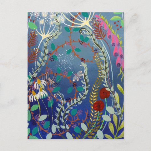 Kleurrijke Planten. Briefkaart (Voorkant)