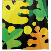 kleurrijke planten Douchegordijn (Voorkant)