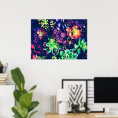 Kleurrijke Planten Poster (Thuiskantoor)