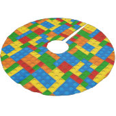 kleurrijke plastic blokken voor kerstmis - boomrok kerstboom rok (Gekanteld)