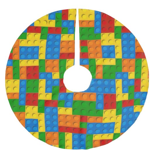 kleurrijke plastic blokken voor kerstmis - boomrok kerstboom rok (Voorkant)