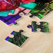 Kleurrijke Plastic Flessen Puzzel (Zijkant)