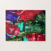 Kleurrijke Plastic Flessen Puzzel (Horizontaal)