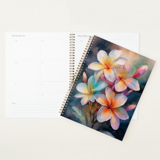 Kleurrijke Plumeria Planner (Display)