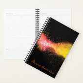 Kleurrijke poeders verven planner (Display)