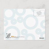 Kleurrijke poel briefkaart (Achterkant)