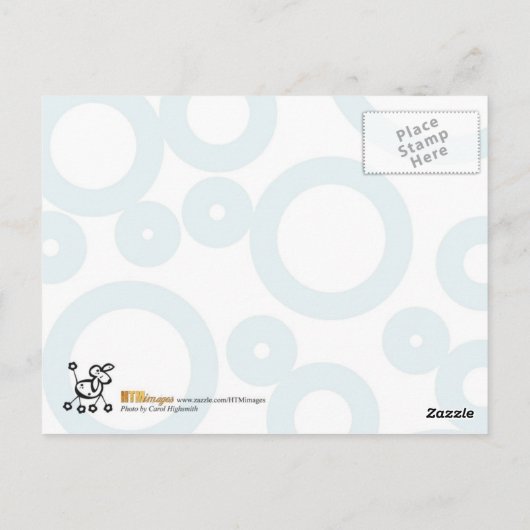 Kleurrijke poel briefkaart (Achterkant)