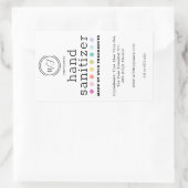 Kleurrijke poka Dot Large Hand Sanitizer Soap Rechthoekige Sticker (Tas)