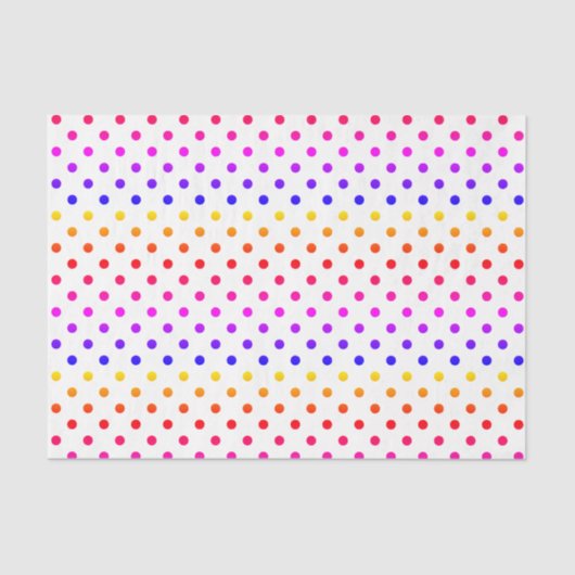 Kleurrijke poka-punten tissuepapier (Voorkant)