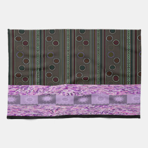 kleurrijke pokadot cirkels keukenhanddoek