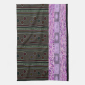 kleurrijke pokadot cirkels keukenhanddoek (Verticaal)