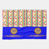 kleurrijke pokadot gooit decoratieve keukenhanddoe theedoek (Horizontaal)