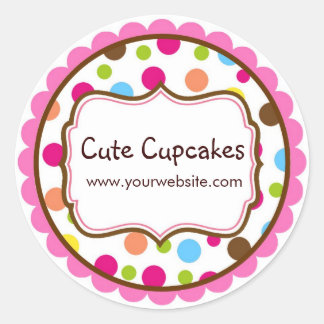 Kleurrijke Polka Dot Stickers