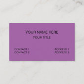 Kleurrijke Polka Dot terug naar school Visitekaartje (Achterkant)