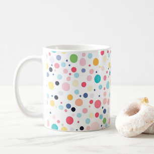 Kleurrijke Polka Dots Coffee Mok