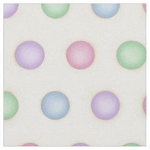 Kleurrijke Polka Dots in Distress Pastels (medium) Stof