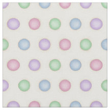 Kleurrijke Polka Dots in Verstrekte Pastels (klein
