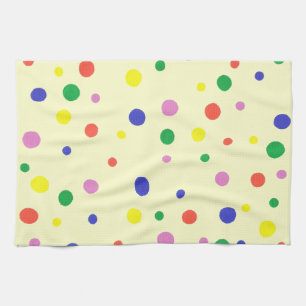 Kleurrijke Polka Dots Keukenhanddoeken