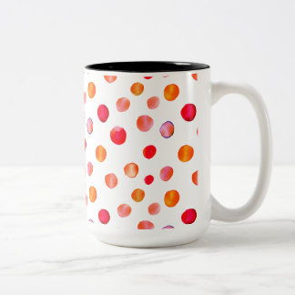 Kleurrijke polka dots koffie Mok