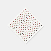 Kleurrijke Polka Dots Pattern Party Servet (Hoek)