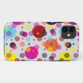 Kleurrijke polka stippen Case-Mate iPhone case (Achterkant (horizontaal))