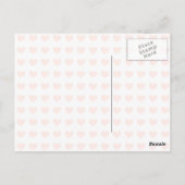 kleurrijke polka stippen - hart briefkaart (Achterkant)