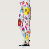 Kleurrijke polka stippen leggings (Links)