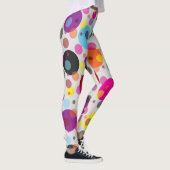 Kleurrijke polka stippen leggings (Rechts)