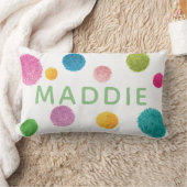 Kleurrijke Pom Pom Print Persoonlijk Kussen (Deken)