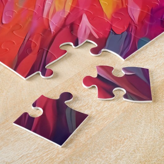 Kleurrijke Pommerse Legpuzzel (Zijkant)