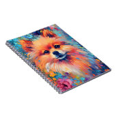 Kleurrijke Pommerse Notitieboek (Rechterzijde)