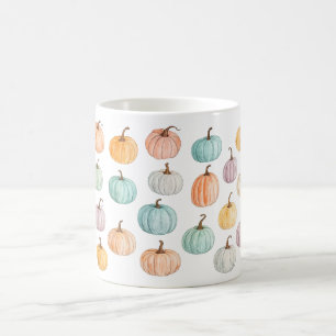 Kleurrijke Pompoen Herfst Mok, Herfst Koffiemok, H Koffiemok