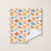 Kleurrijke pompoen pompoen patroon bad handdoek (Wasdoekje)