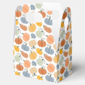 Kleurrijke pompoen pompoen patroon bedankdoosjes (Geopend)