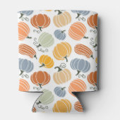 Kleurrijke pompoen pompoen patroon blikjeskoeler (Achterkant)